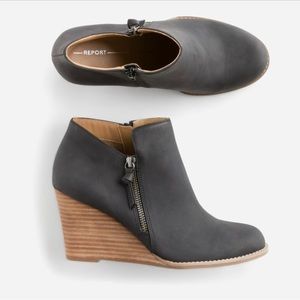 Report Footwear Guine Wedge Booties